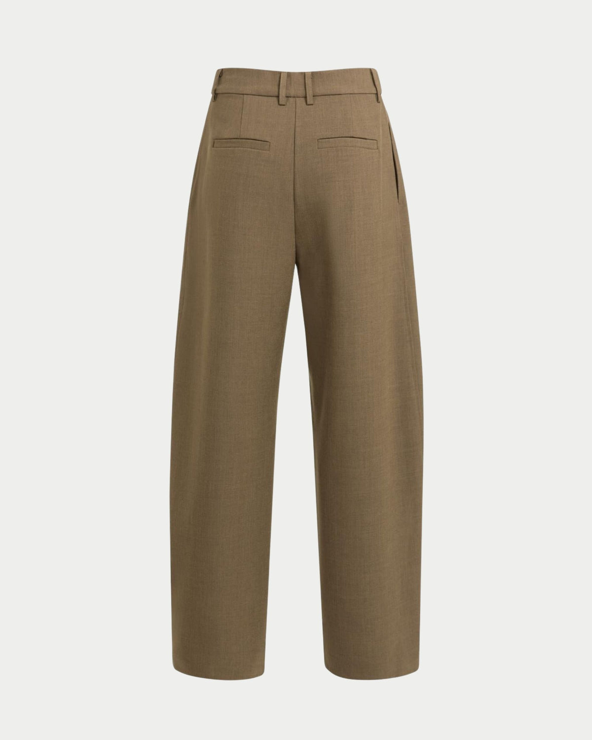 Pantaloni a gamba dritta in tessuto con pieghe