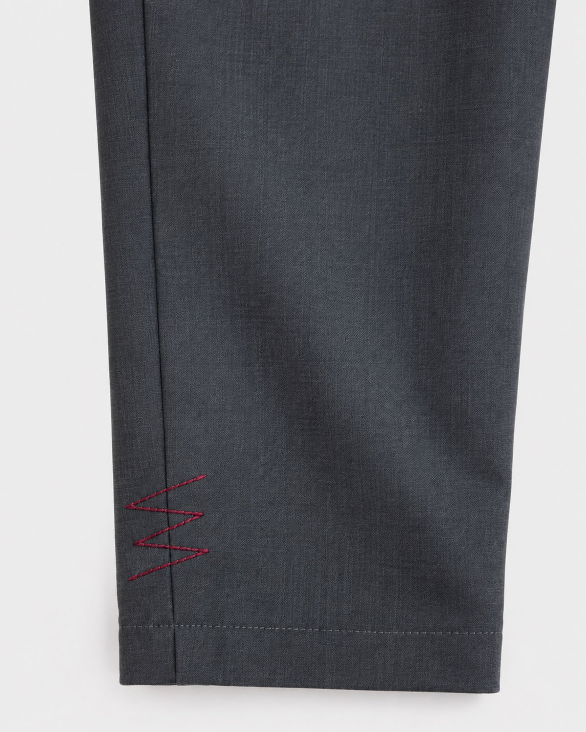 Anthrazitfarbene Stretch-Wollhose