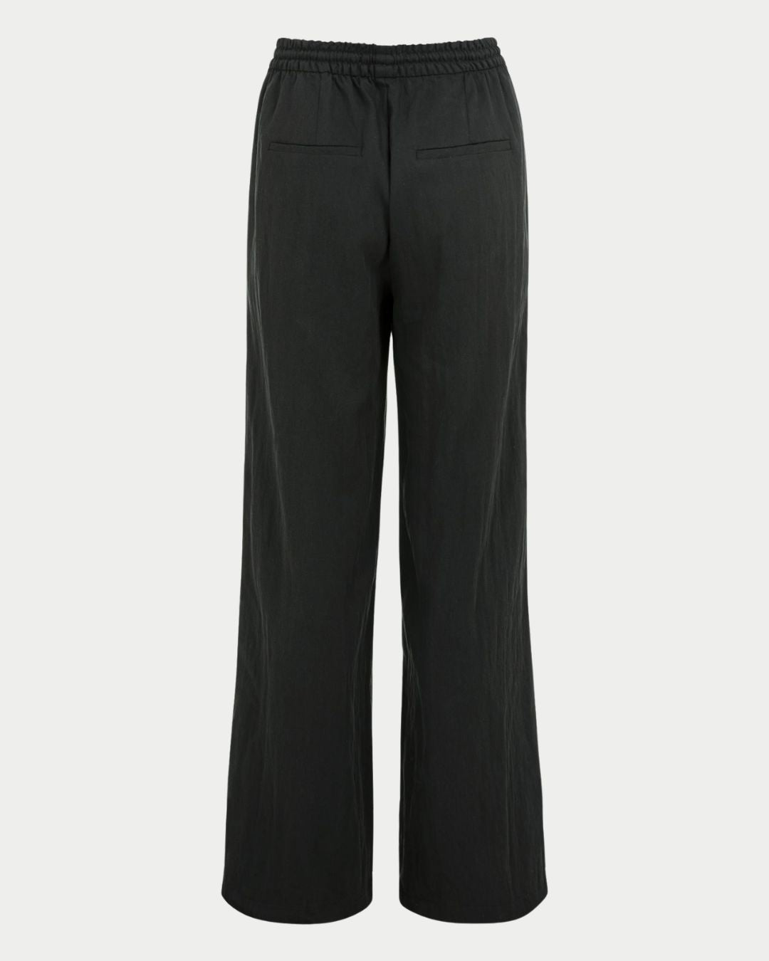 Pantaloni a gamba ampia con impunture a contrasto – L32