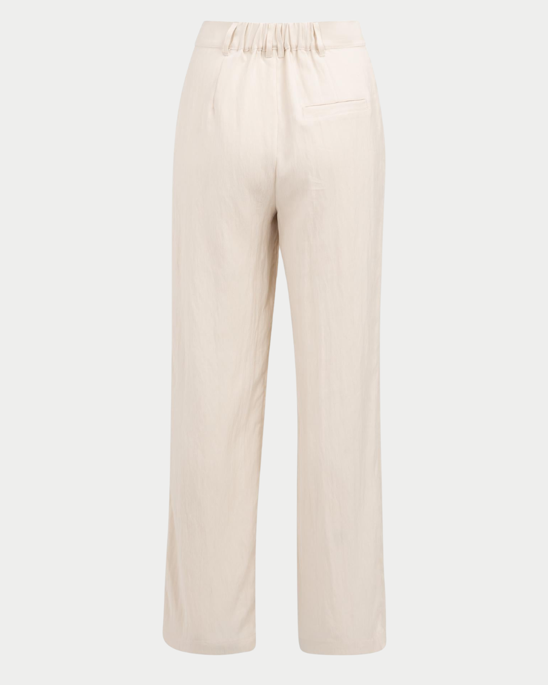 Pantaloni a gamba ampia con pinces in Lyocell – L32