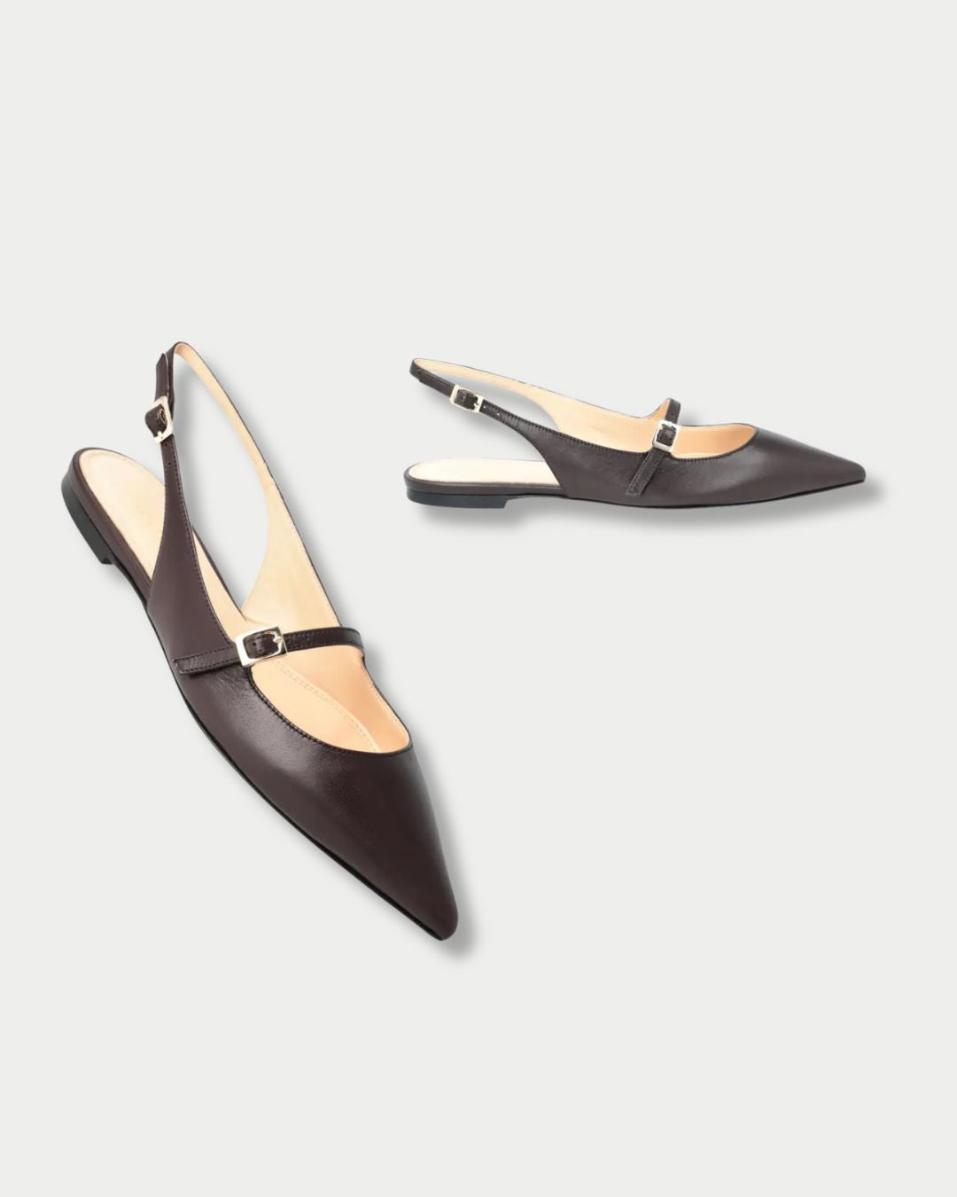 Slingback Nappa Chocolate