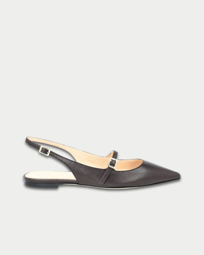 Slingback Nappa Chocolate