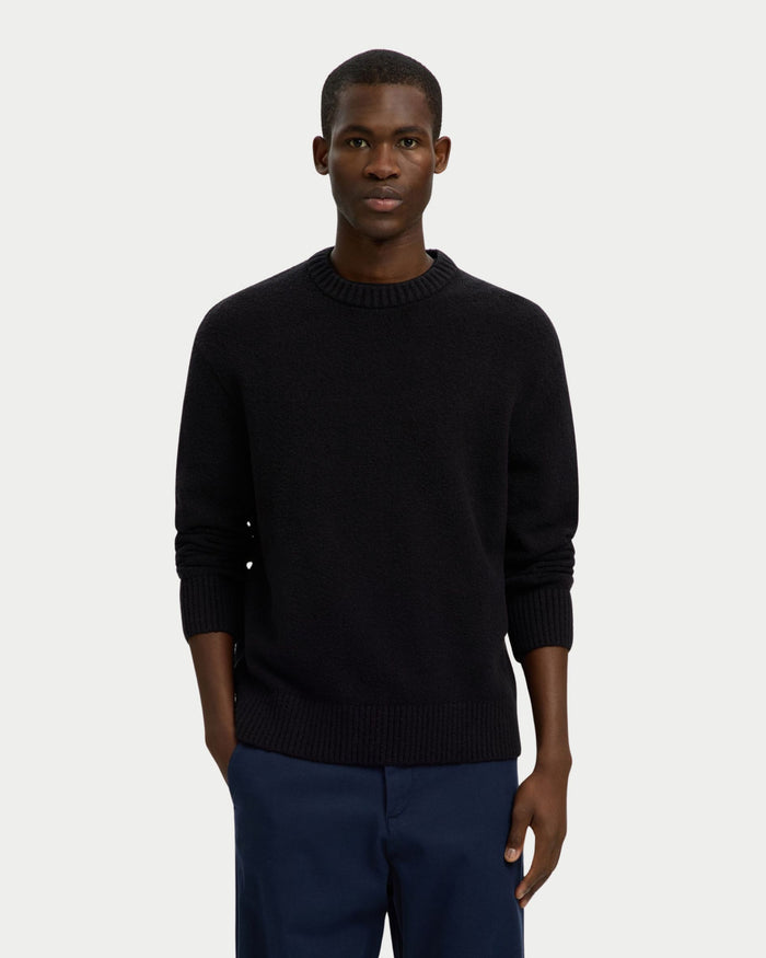 Maglia girocollo a maniche lunghe regular fit