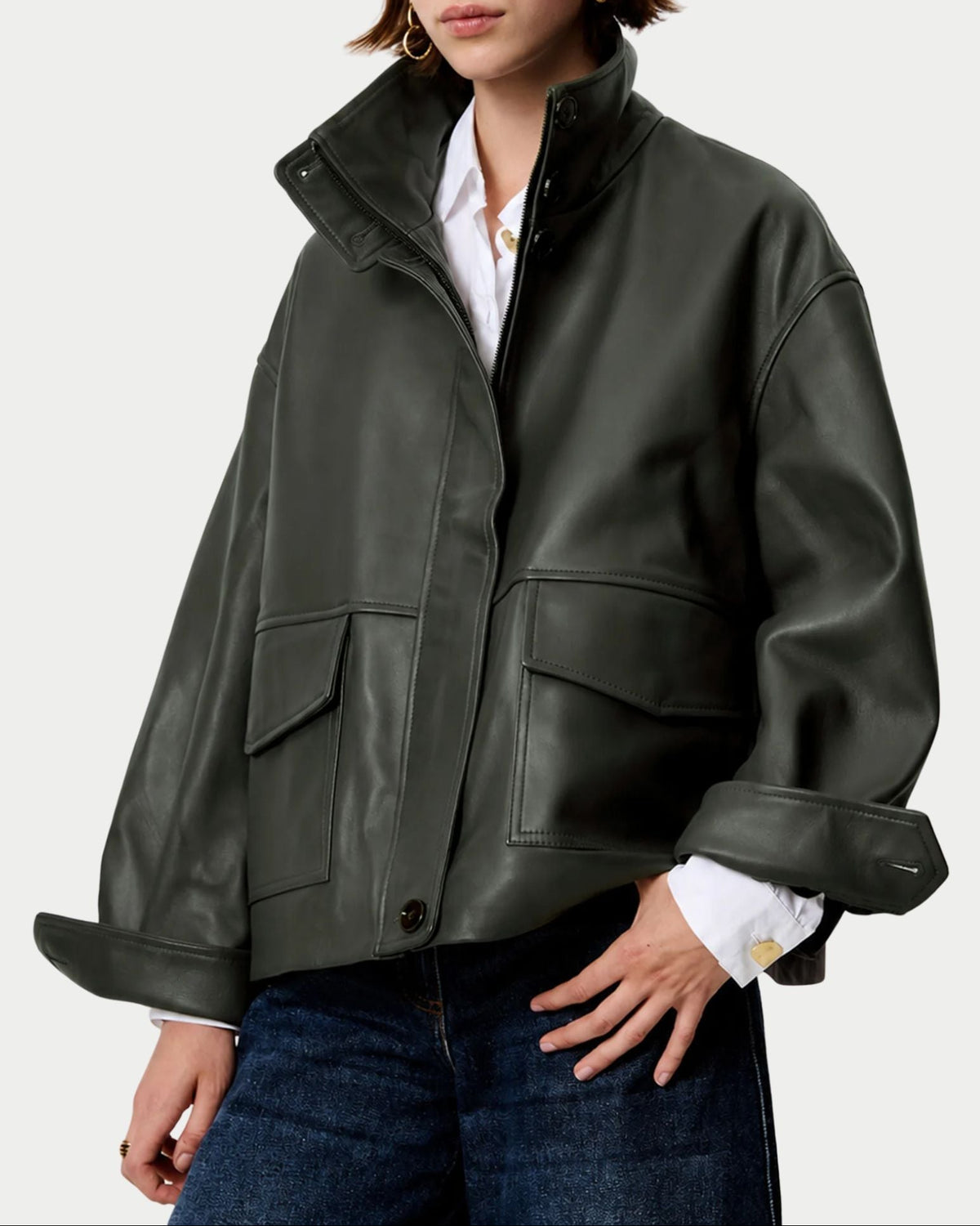 Alvann Lederjacke