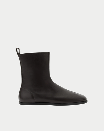 Stivaletti Cosma flat in pelle