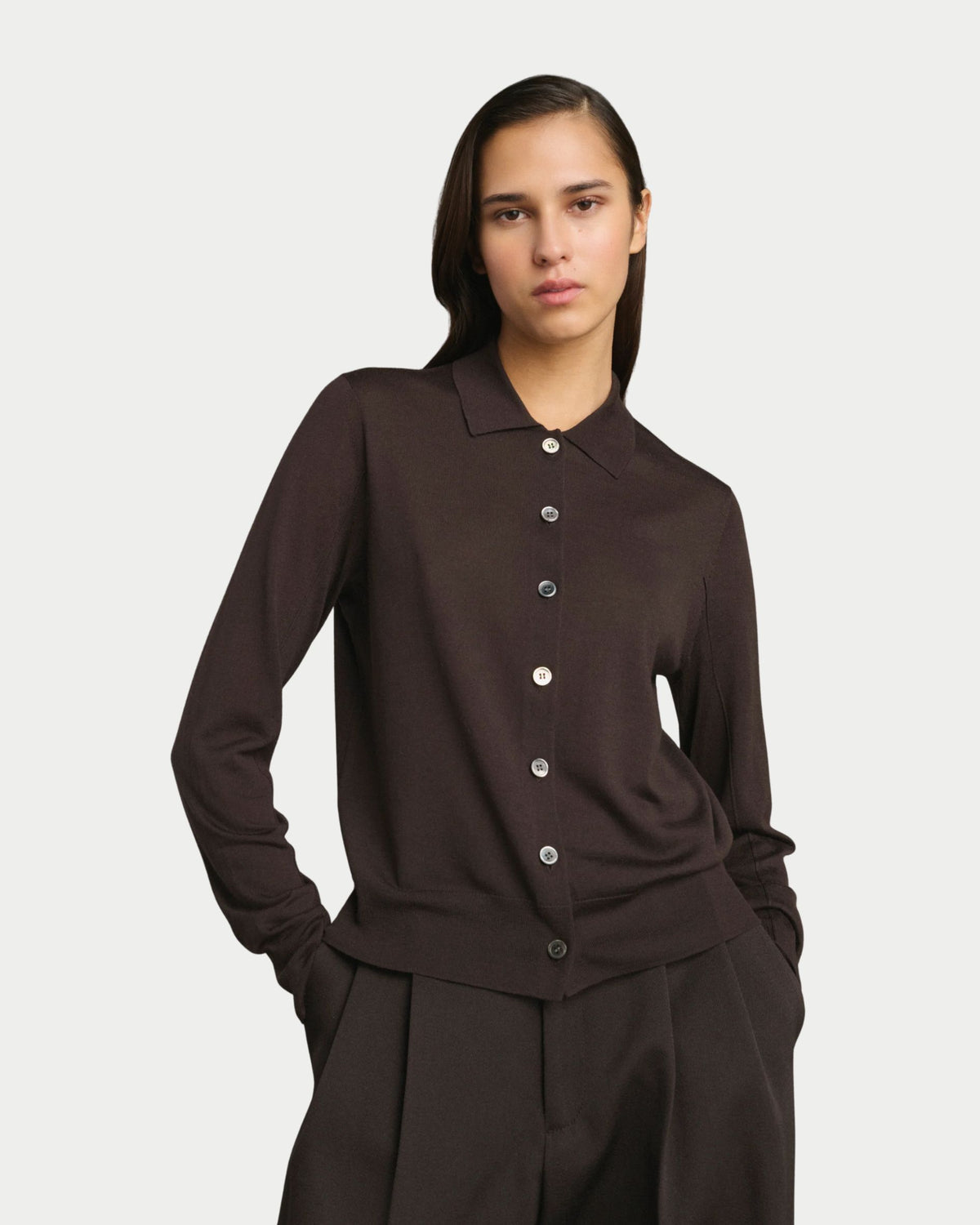 Hailey polo cardigan