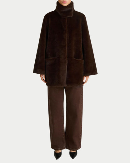 Giacca sartoriale in eco-fur