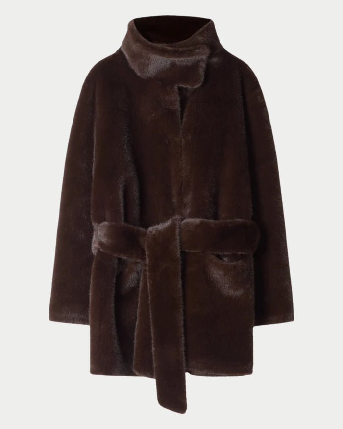 Giacca sartoriale in eco-fur