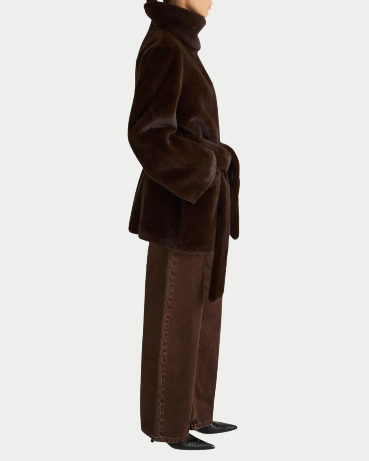 Giacca sartoriale in eco-fur