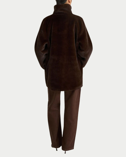 Giacca sartoriale in eco-fur