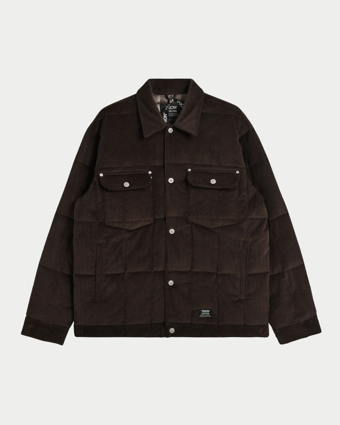 Gefütterte Cord-Trucker-Jacke
