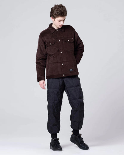 Gefütterte Cord-Trucker-Jacke