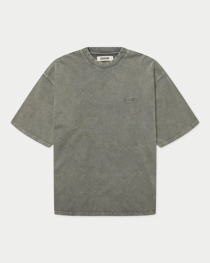 Washed-finish T-shirt with tonal hues