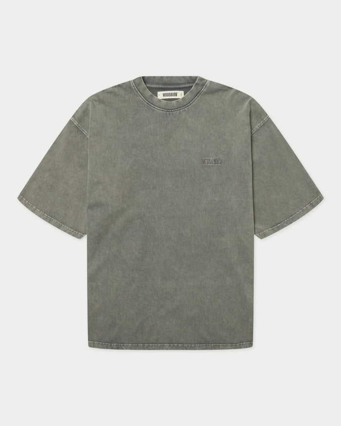 Washed-finish T-shirt with tonal hues