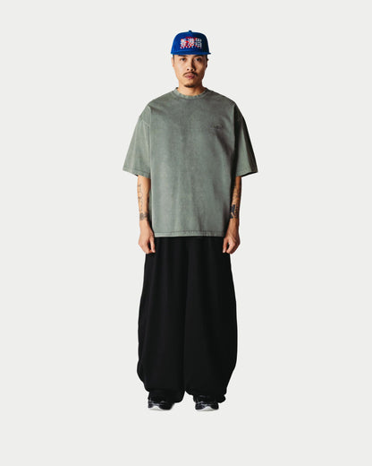 Washed-finish T-shirt with tonal hues