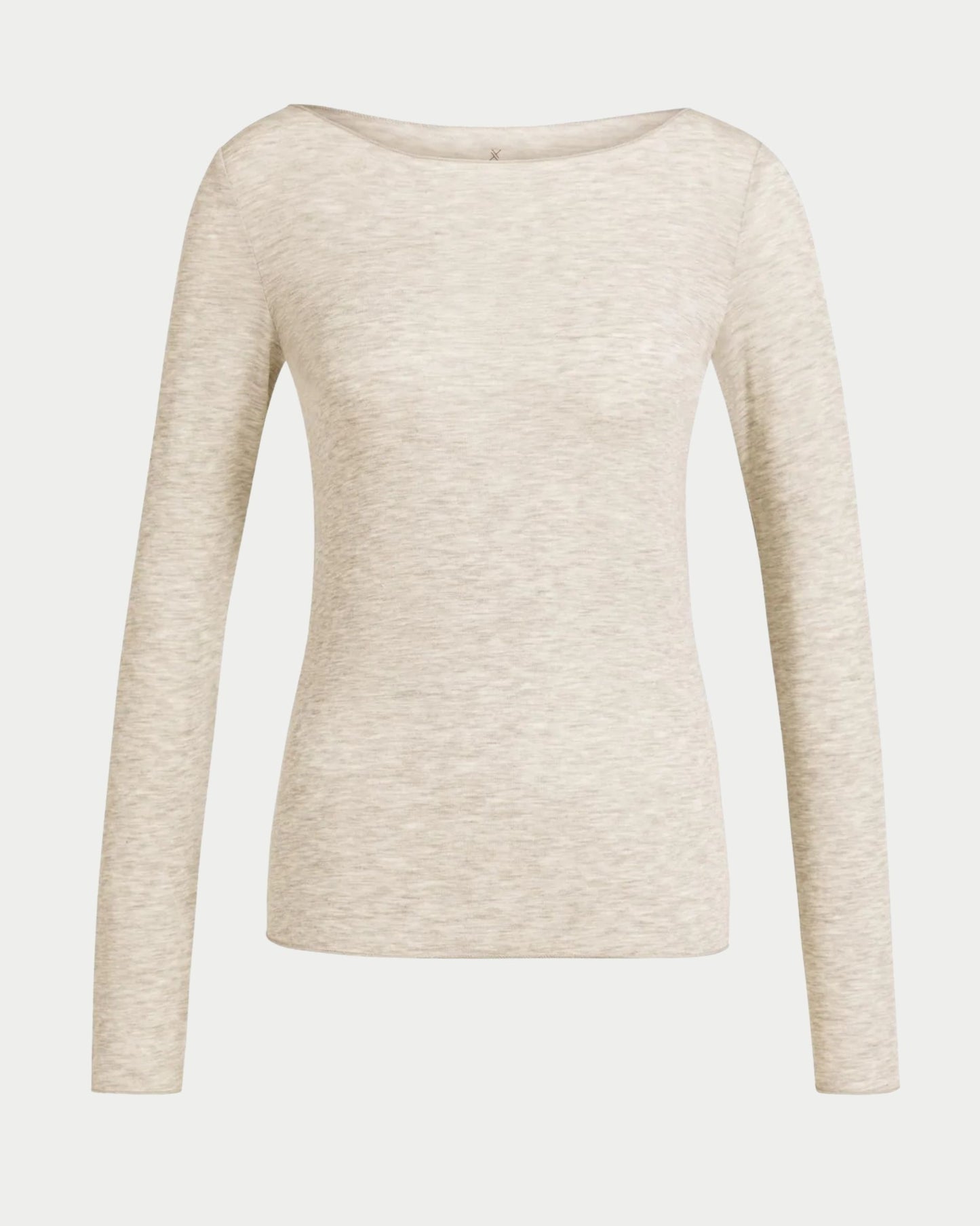 Maglia a maniche lunghe con scollo rotondo