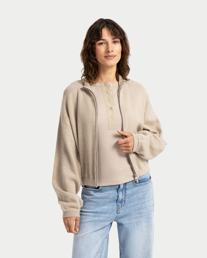Giacca in jacquard a maniche lunghe
