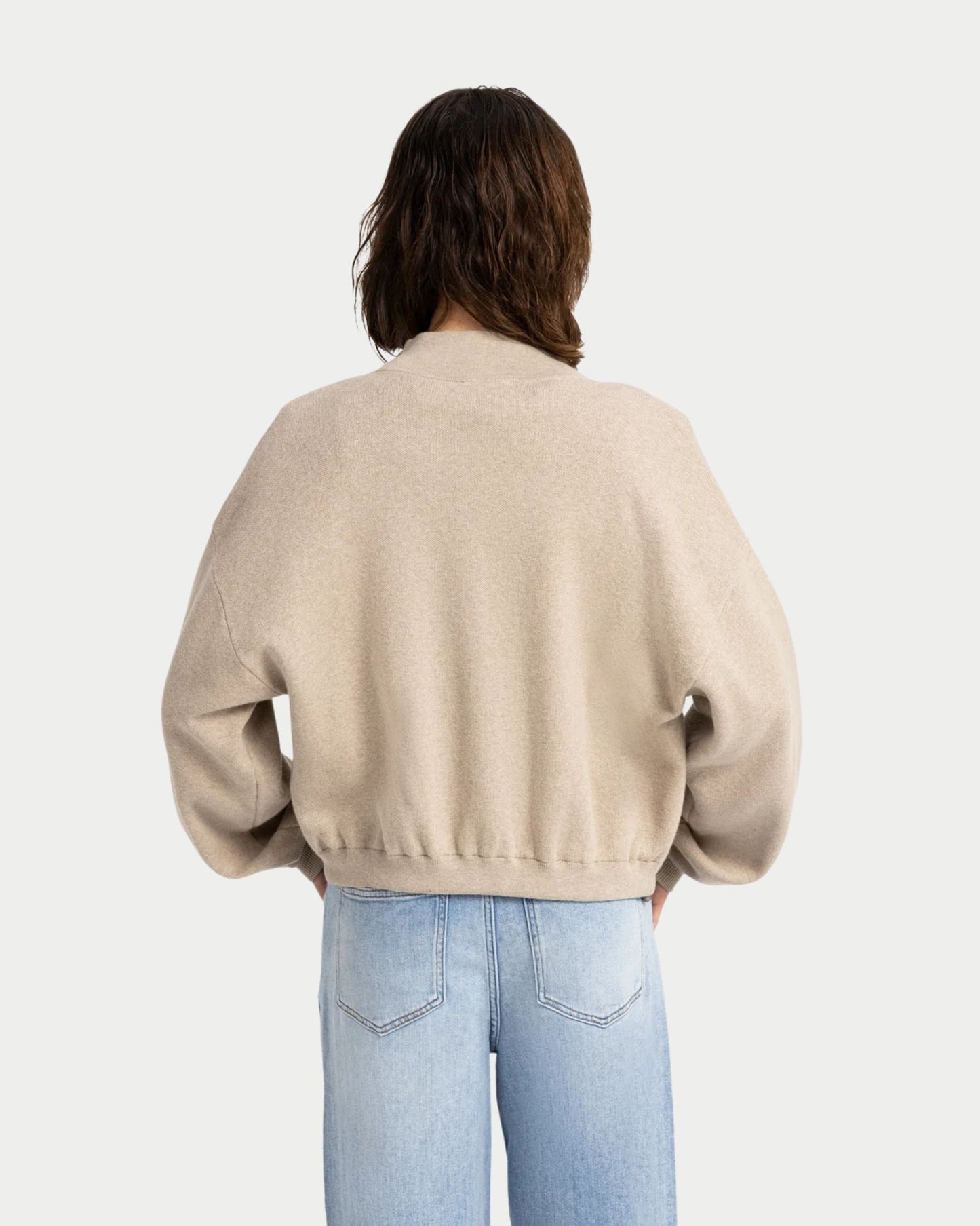 Giacca in jacquard a maniche lunghe