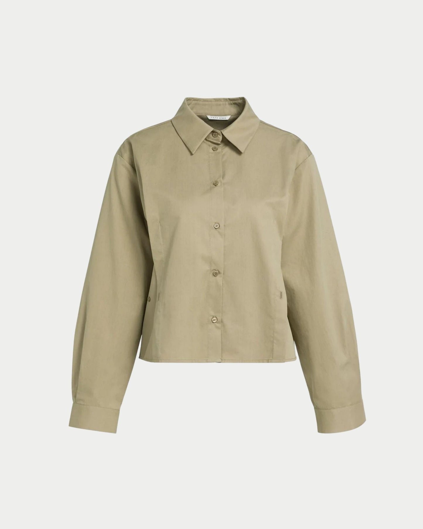 Camicia in popeline con dettaglio a bottoni