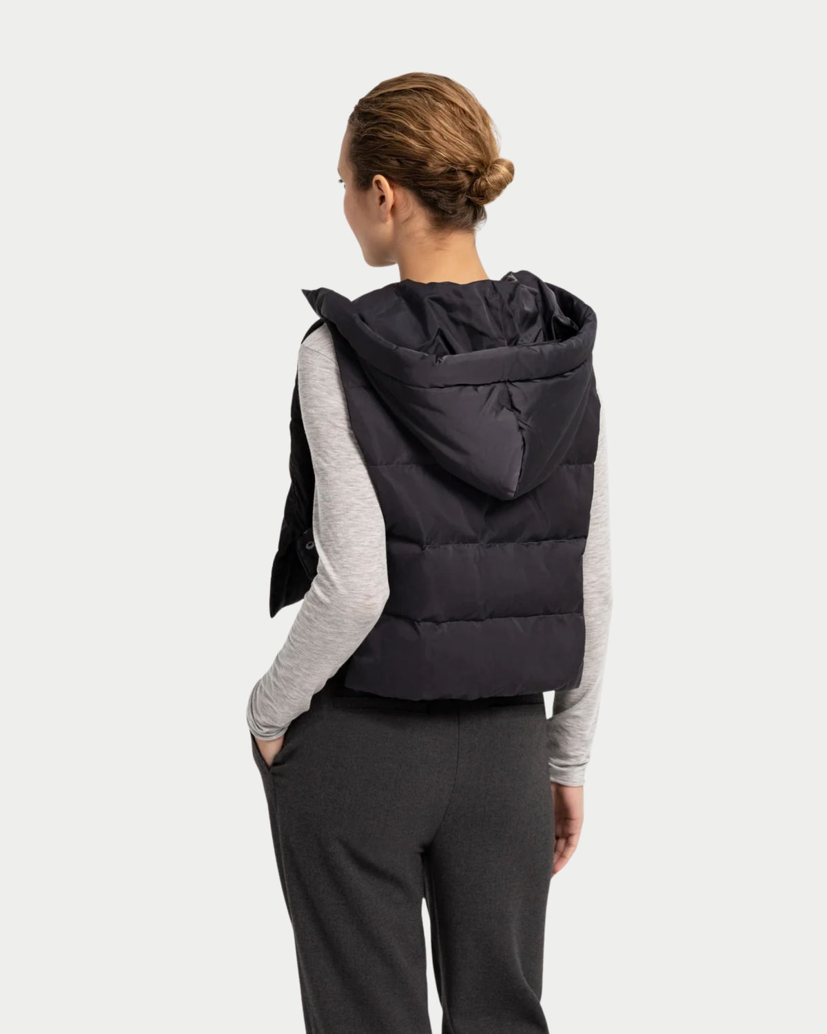 Gilet sottogiacca imbottito in nylon