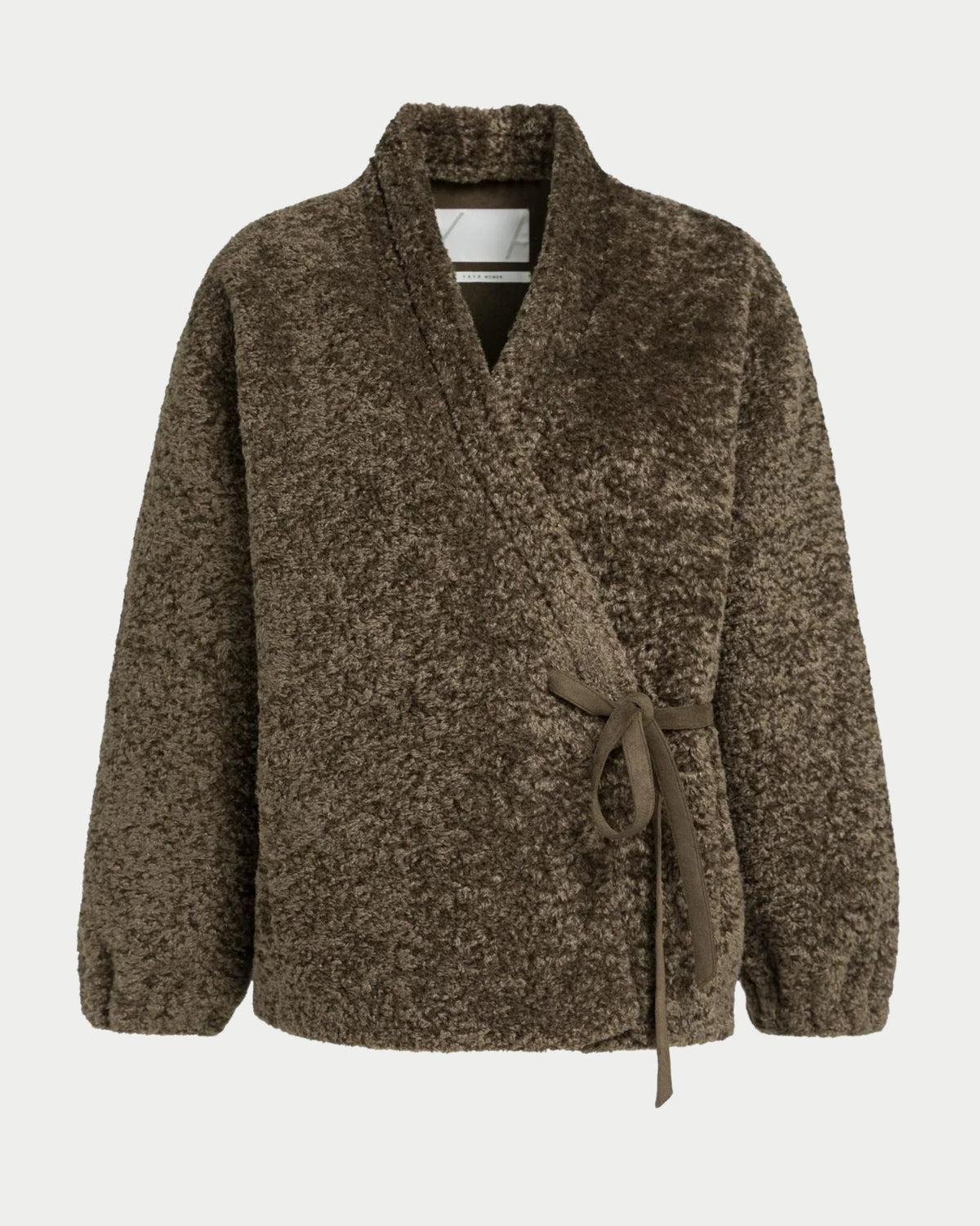 Giacca Kimono in eco pelliccia