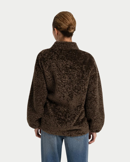 Giacca Kimono in eco pelliccia