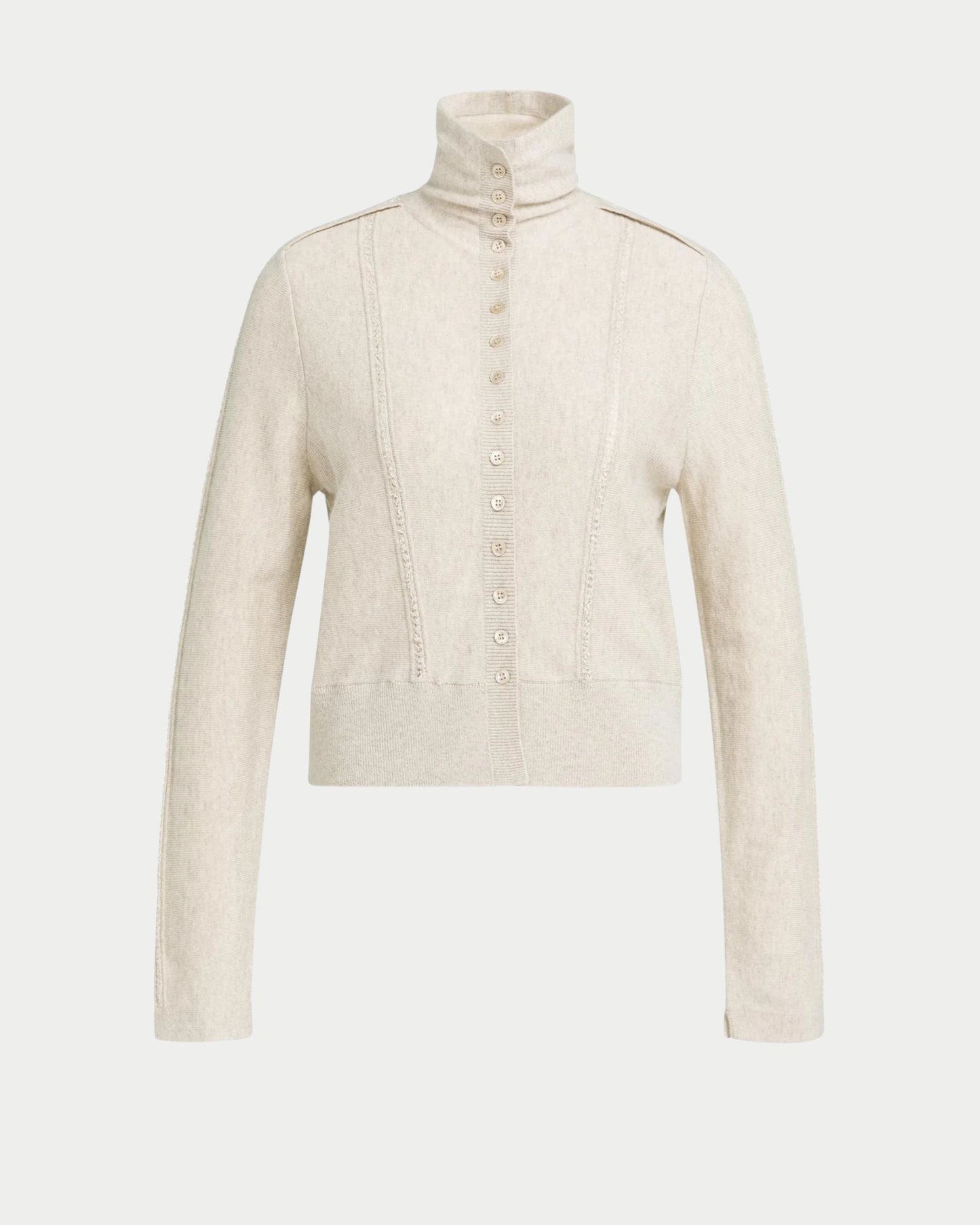 Cardigan a maniche lunghe in maglia