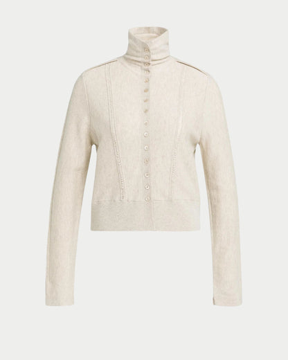 Cardigan a maniche lunghe in maglia