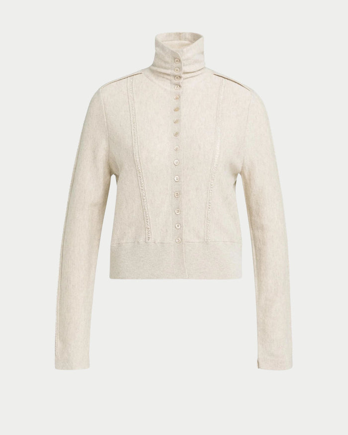 Cardigan a maniche lunghe in maglia