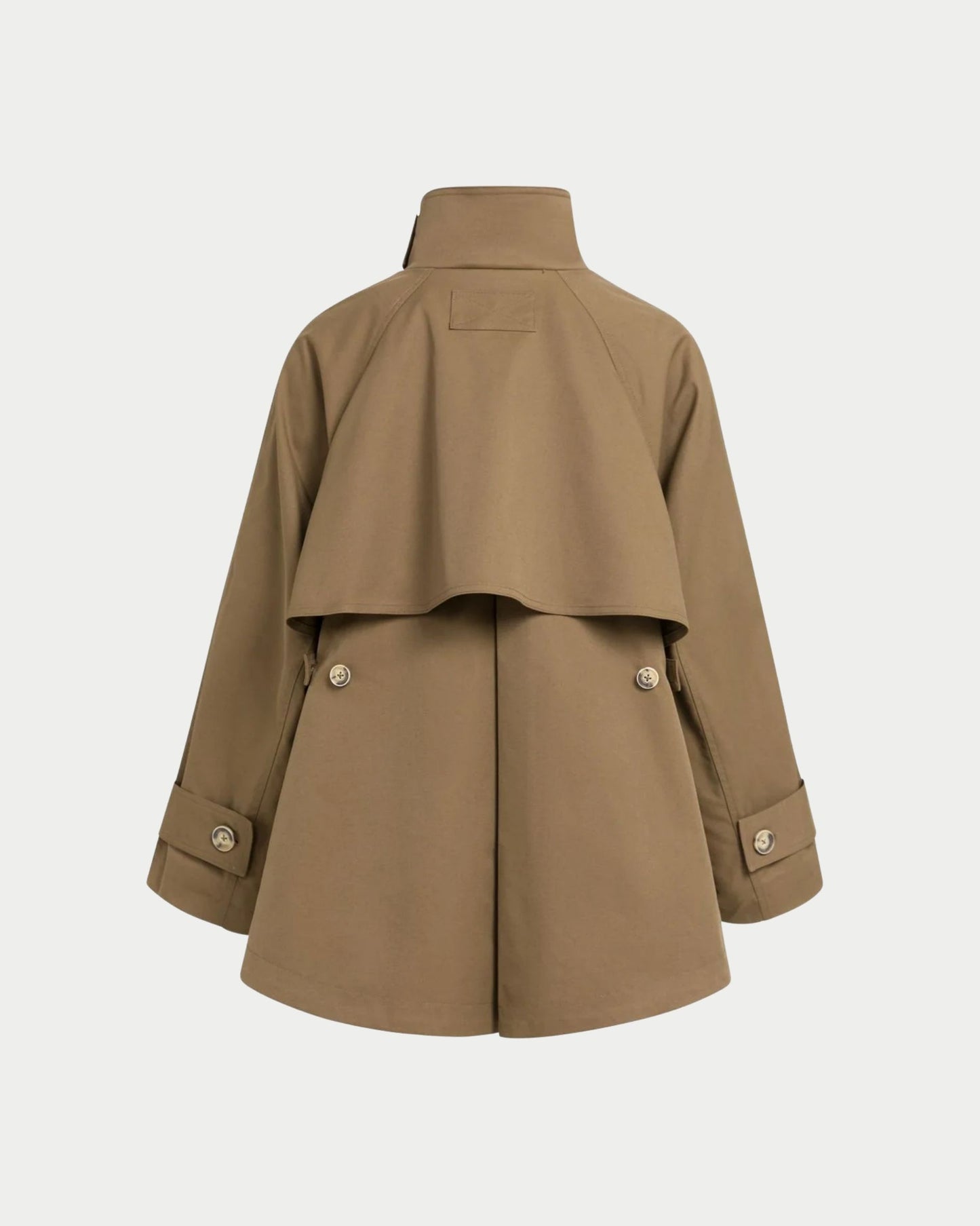 Giacca trench a trapezio