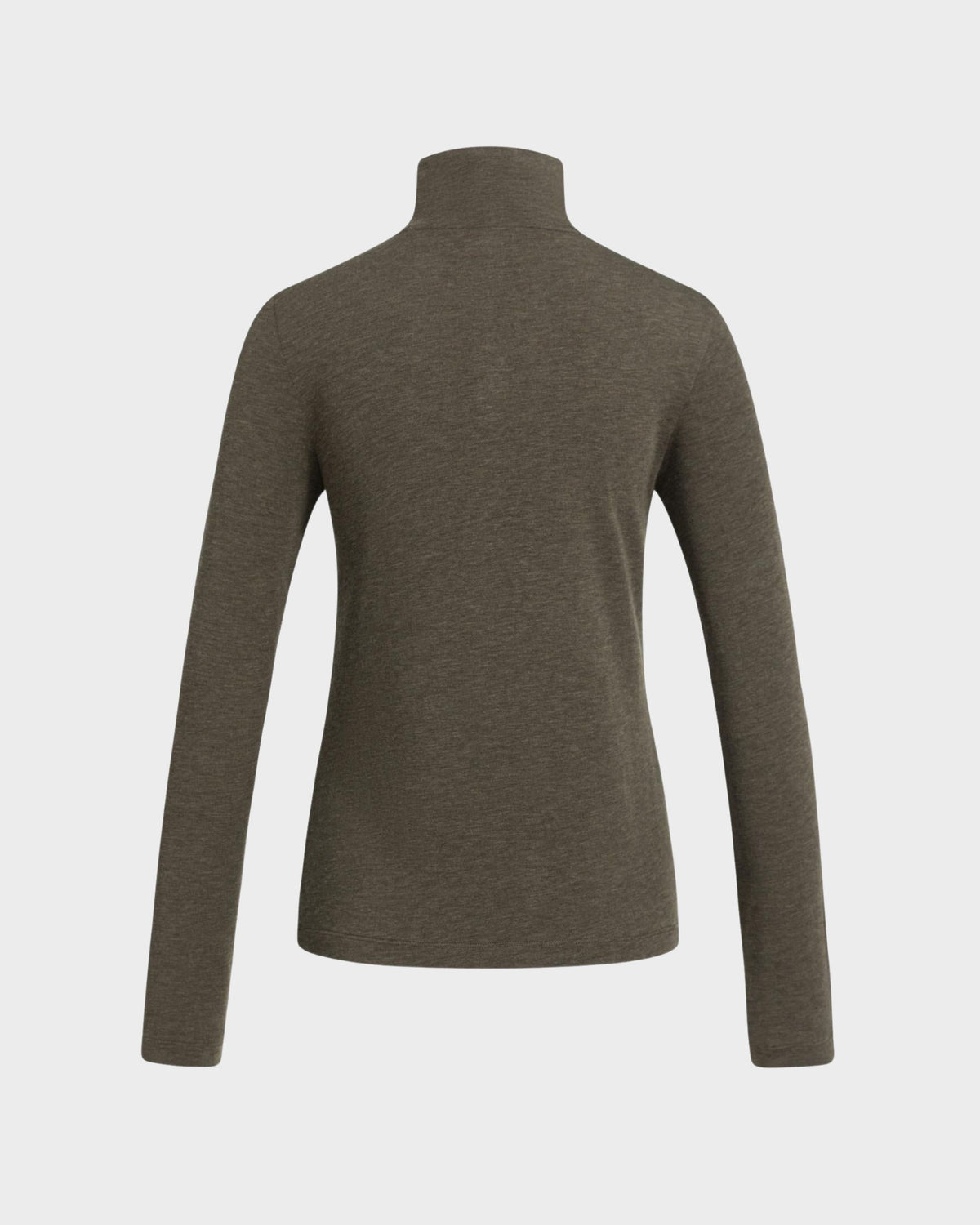 Maglia a maniche lunghe con collo alto e bottoni