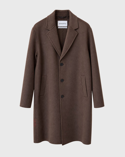 Wool and cashmere coat