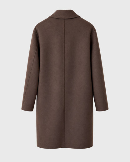 Wool and cashmere coat