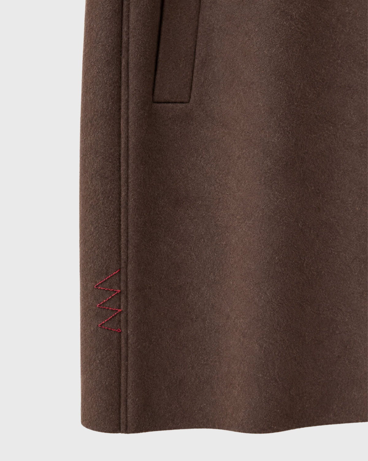 Wool and cashmere coat