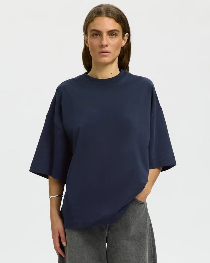 T-shirt Oversized con Maniche 2/4