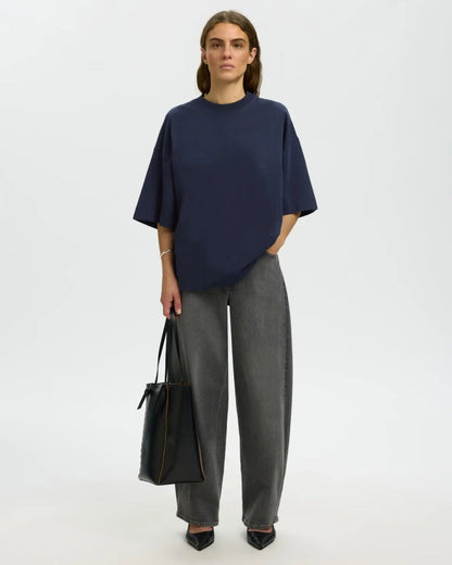 T-shirt Oversized con Maniche 2/4