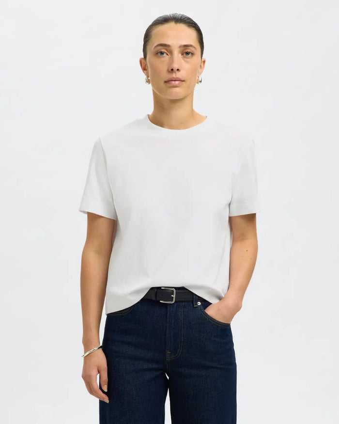 T-shirt Boxy Fit Essential in Cotone