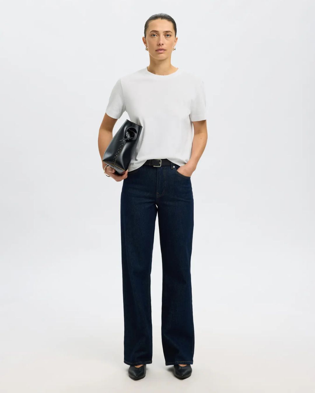 T-shirt Boxy Fit Essential in Cotone