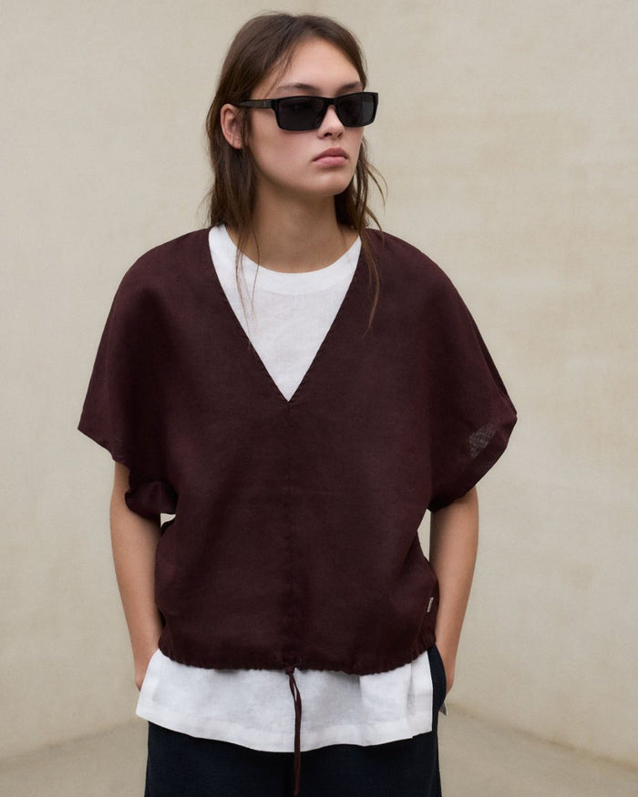 Dora linen blouse