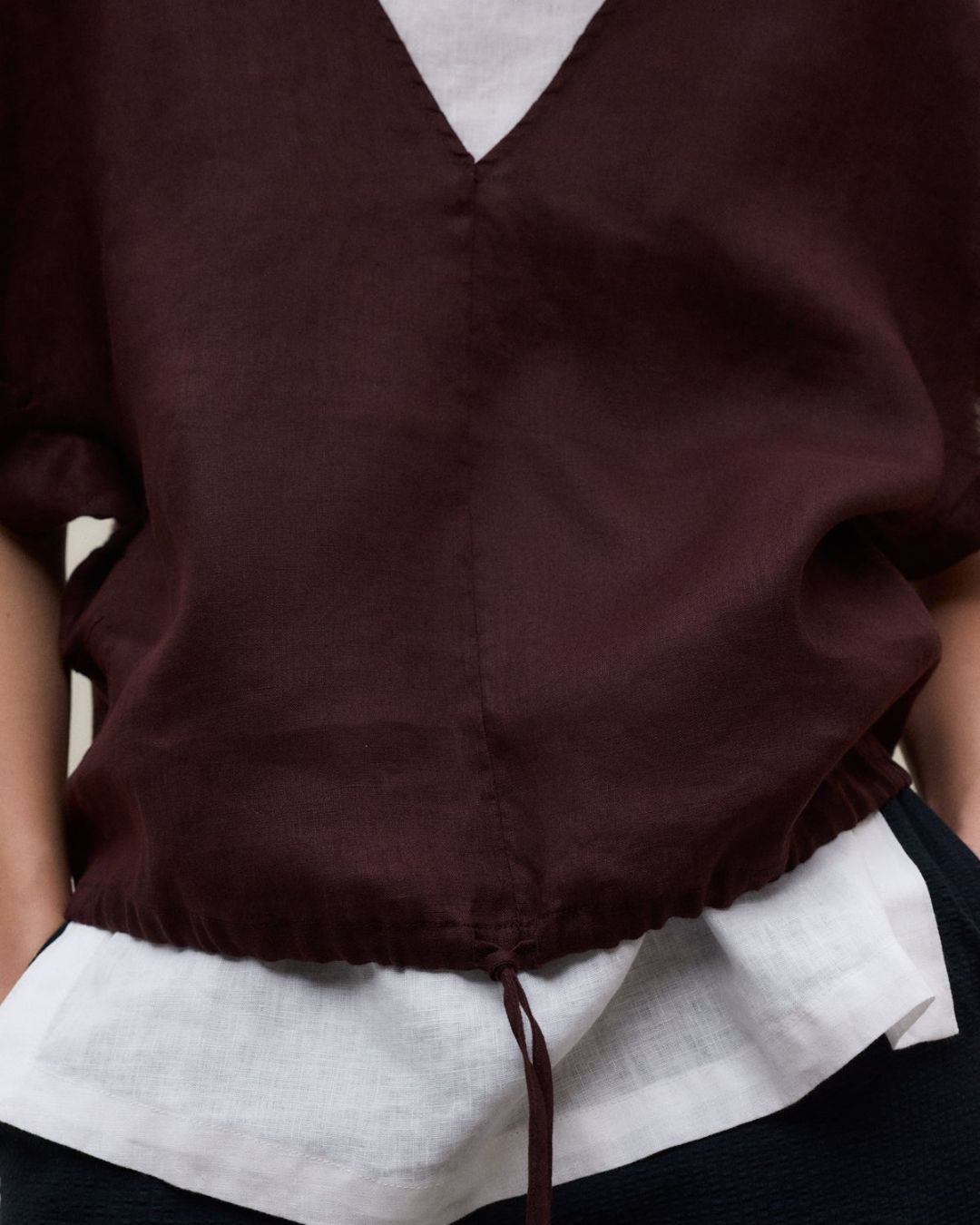Blusa Dora in lino