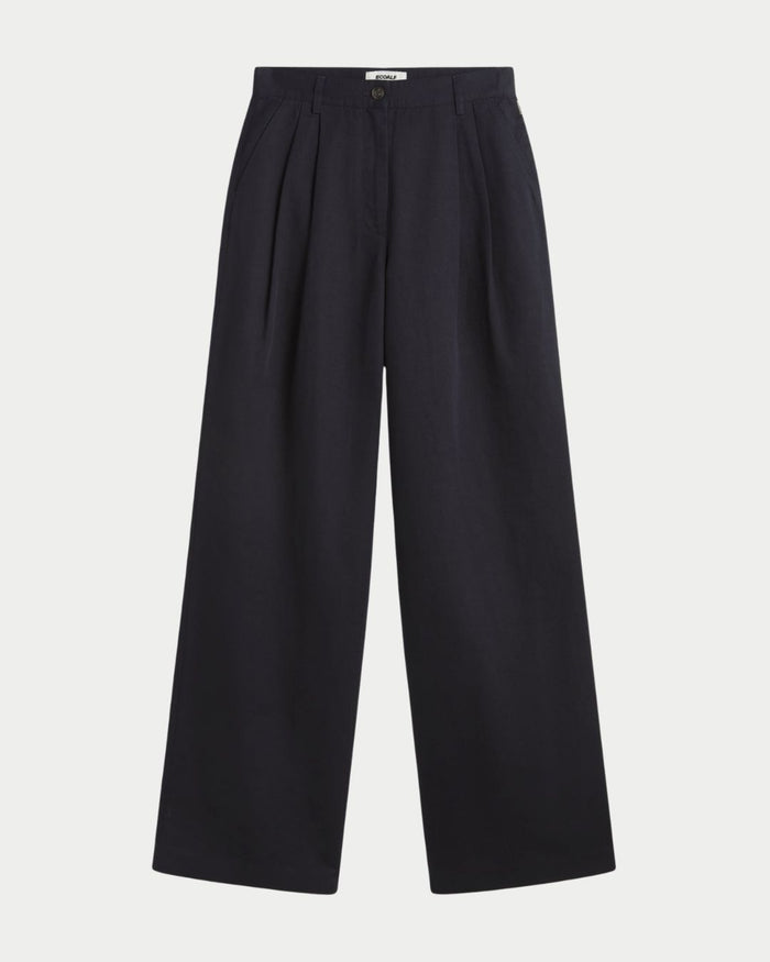 Honey linen trousers
