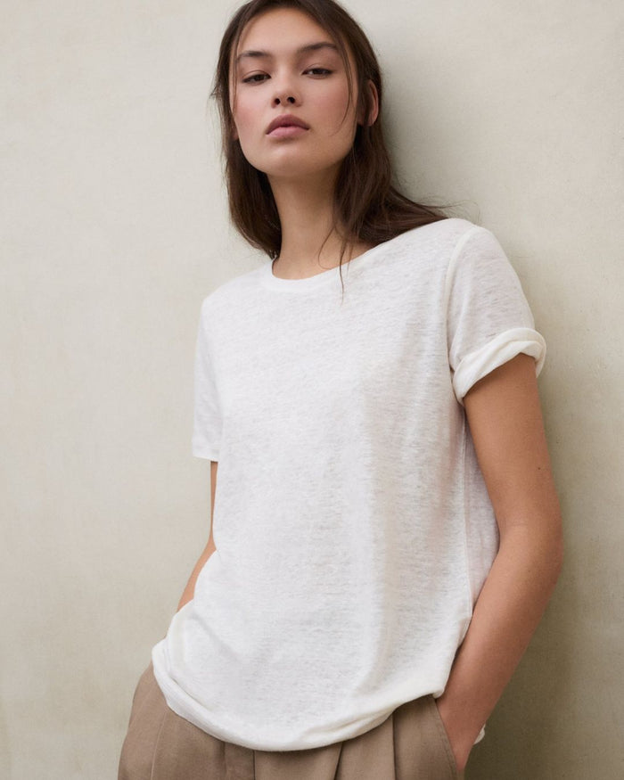 Basic t-shirt in lino