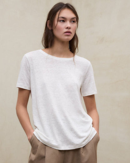 Basic t-shirt in lino