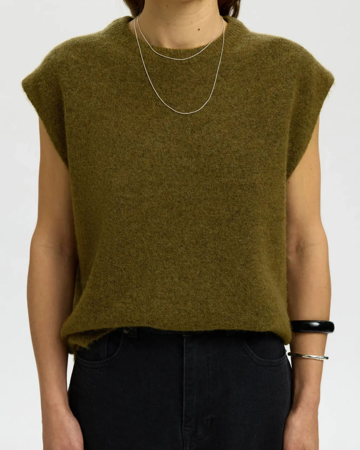 Gilet in maglia relaxed fit