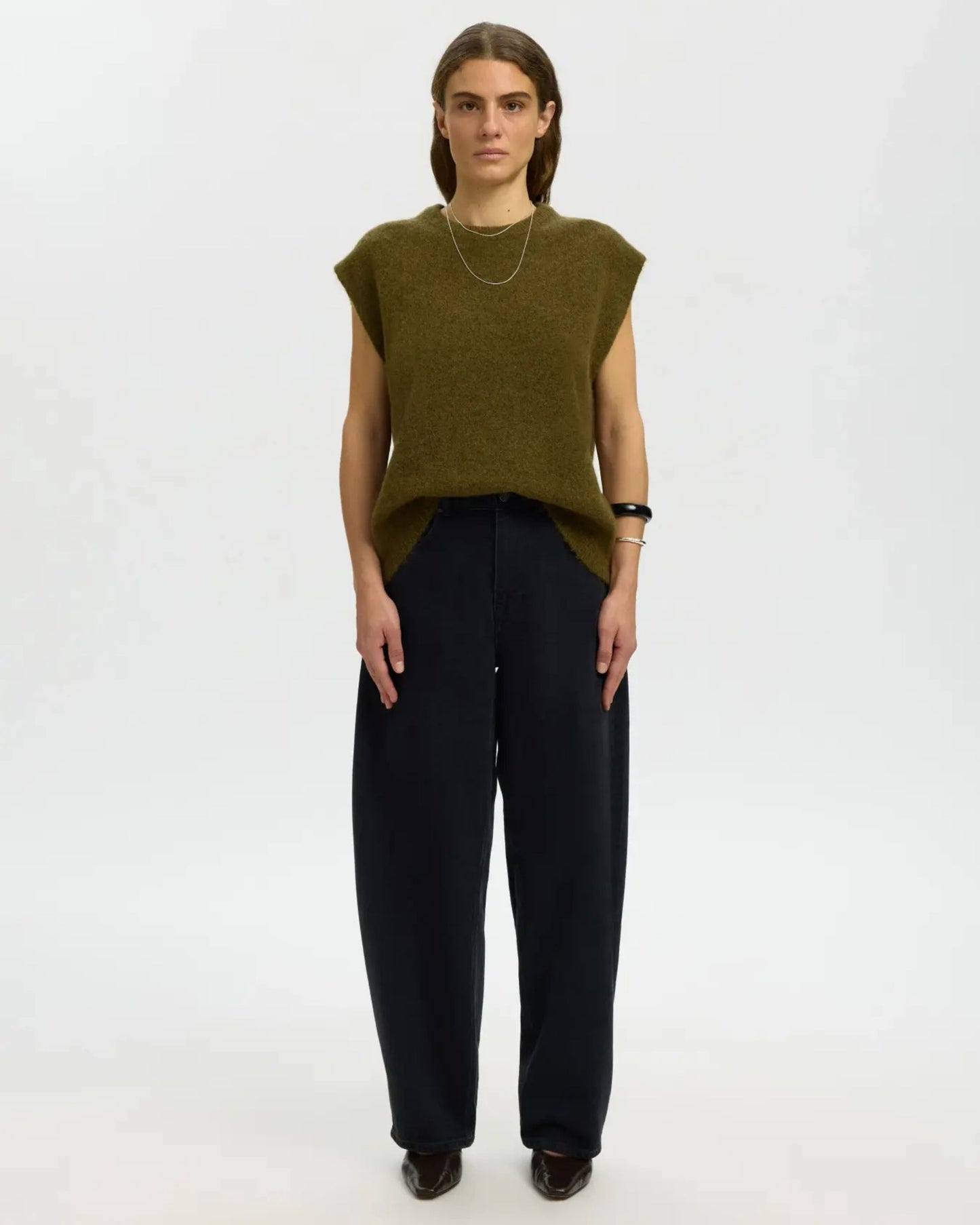 Gilet in maglia relaxed fit