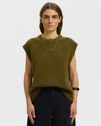Gilet in maglia relaxed fit