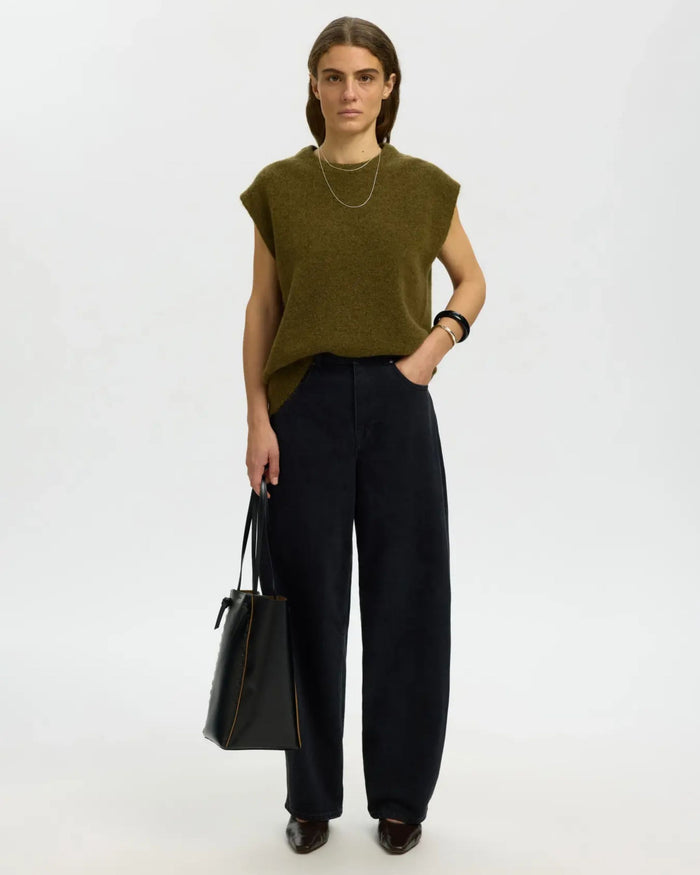 Gilet in maglia relaxed fit