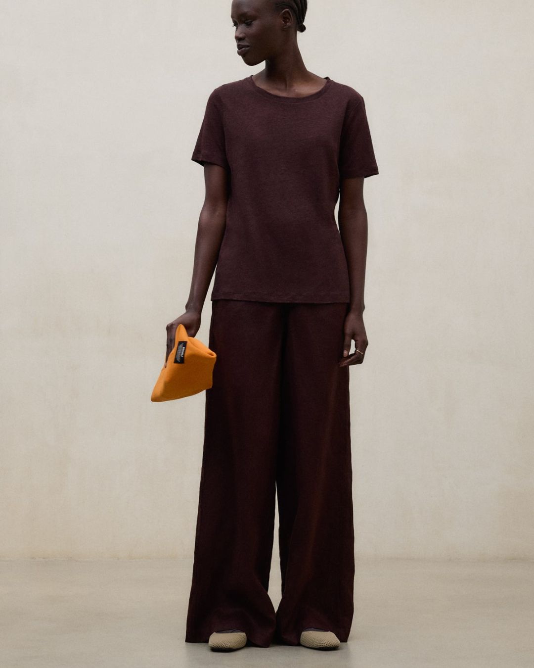 Pantaloni Mossi in lino