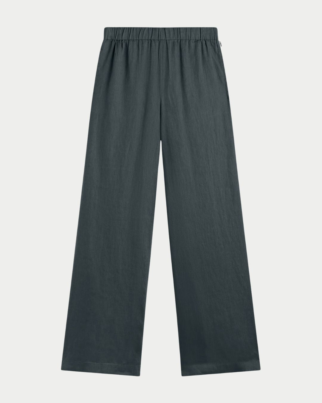 Pantaloni Mossi in lino storm grey