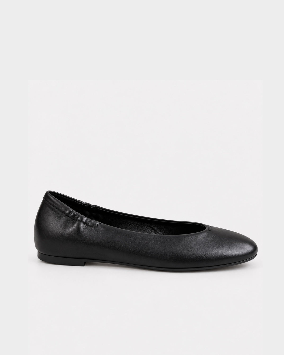 Black nappa moccasin